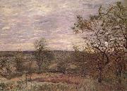 Alfred Sisley Windy Day in Veno Spain oil painting artist